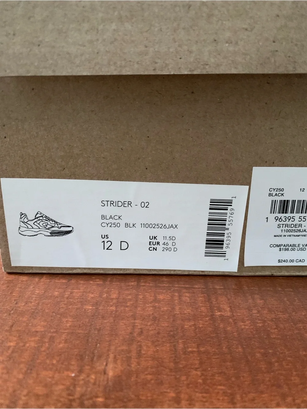 Coach Strider Black Leather Men's Low Top Sneakers (CY250) New with box Size 12